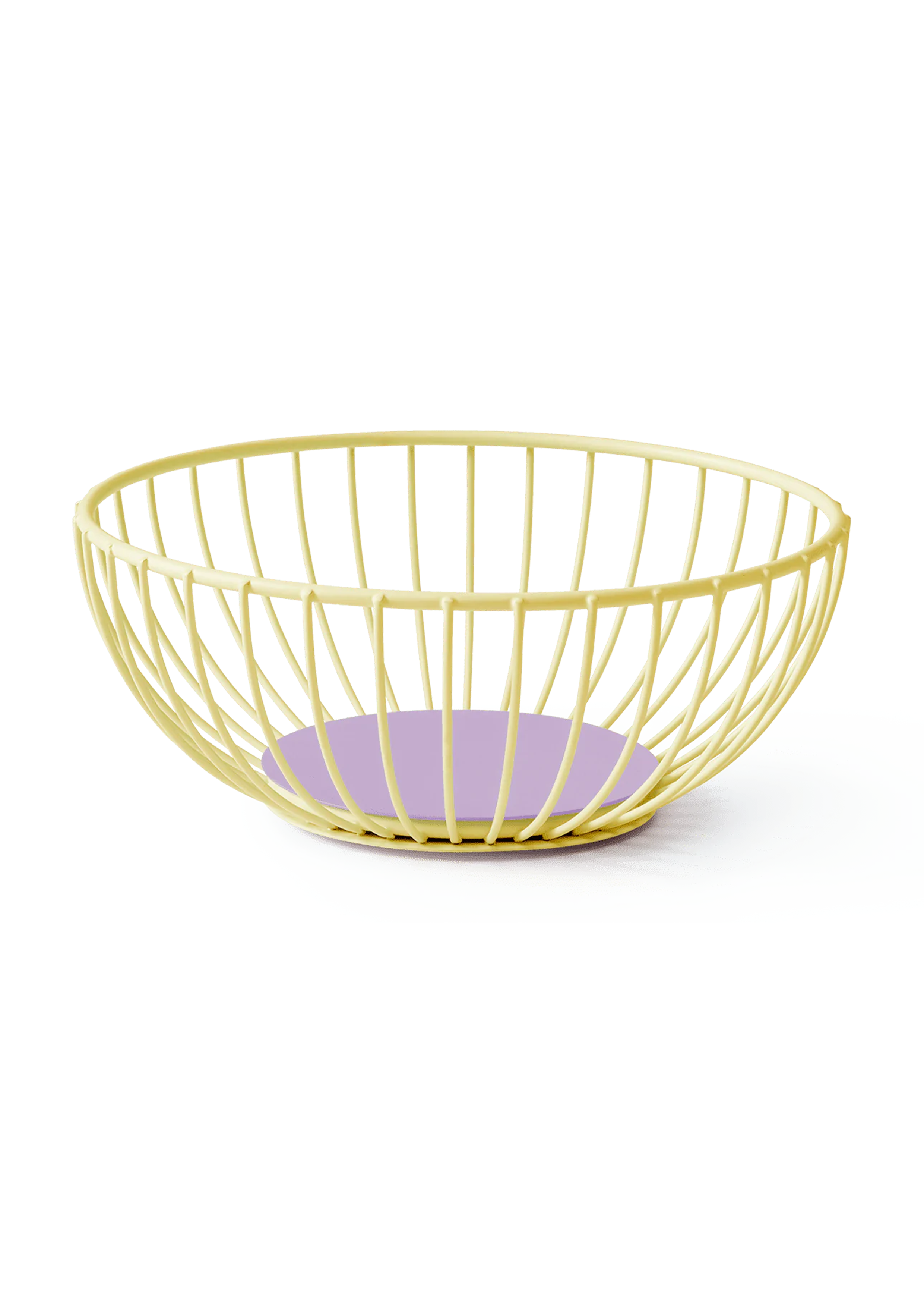 Iris Wire Basket- Yellow