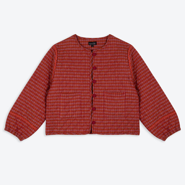 Amber Check Quilted Jacket