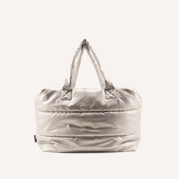 Camill Big Puffy Weekend Bag Silver