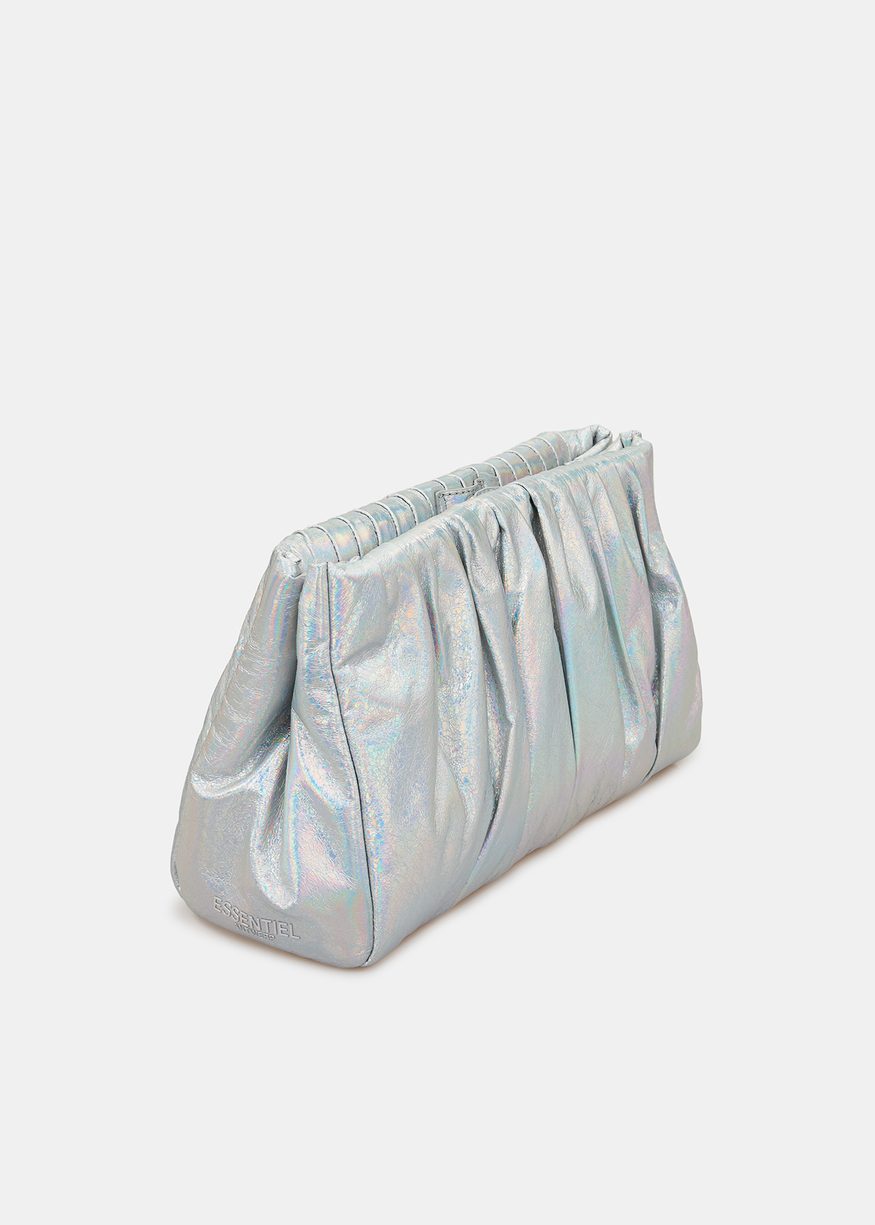 Essentiel Antwerp - Devera Evening Pouch - Silver Metallic