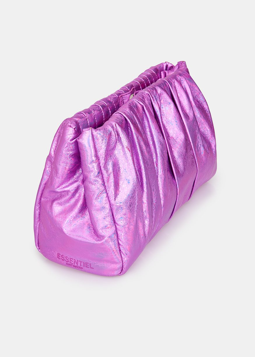 Copy Of Essentiel Antwerp - Devera Evening Pouch - Purple Metallic