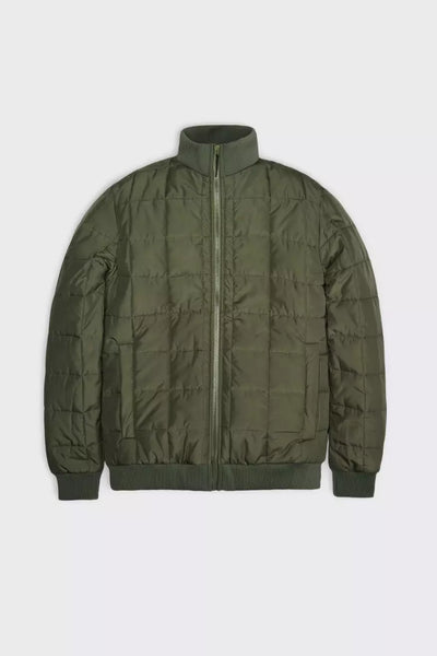 Green Liner High Neck Jacket