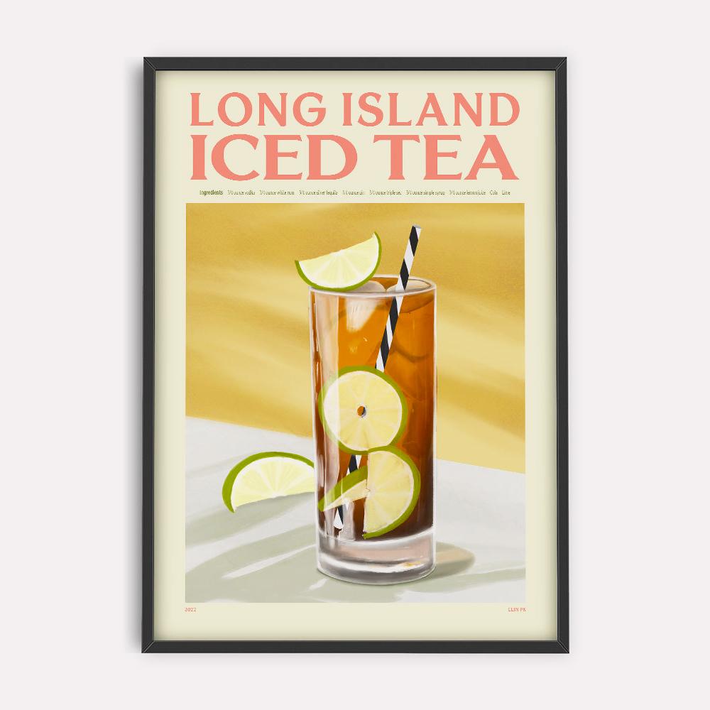 Art Print Elin PK: Long Island Iced Tea 50x70cm