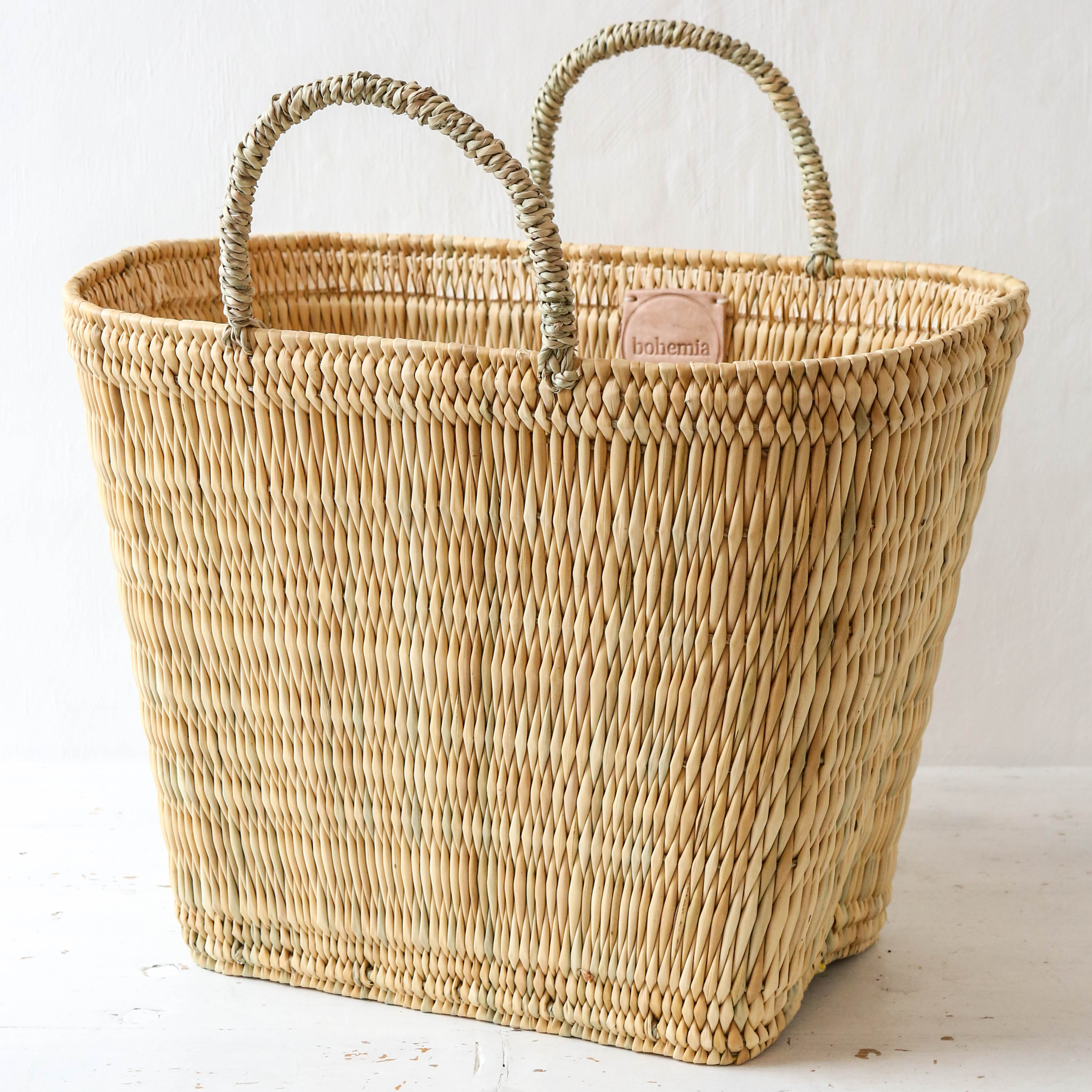 Reed Shopper Basket