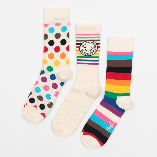 3 Pack Pride Socks Gift Set In Multi