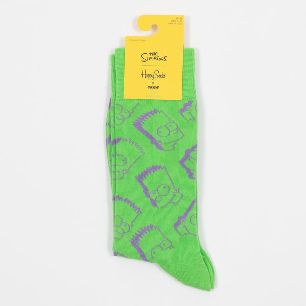 The Simpsons Collaboration Bart Socks In Green