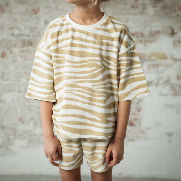 : Tiger Terry Towel Tee - Kids