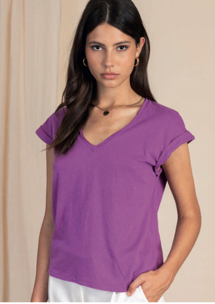 Dorey T Shirt - Cassis