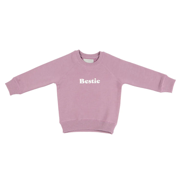 'bestie' Sweatshirt - Violet