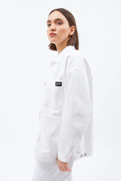 Ina White Worker Jacket