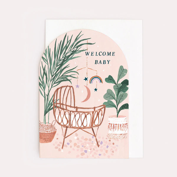 Welcome Baby Birthday Card