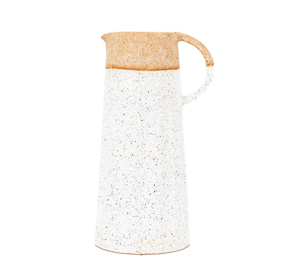 Distinctly Living Marlow Pitcher - Flecked White
