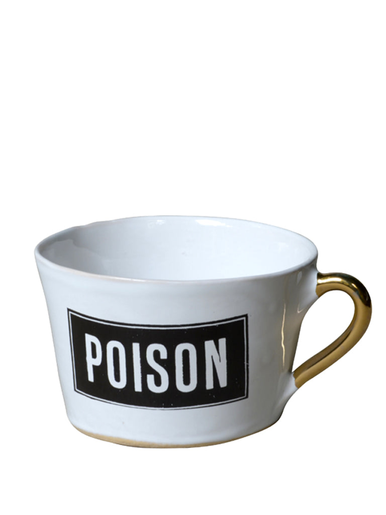 Poison Mammuth Cup In White & Gold