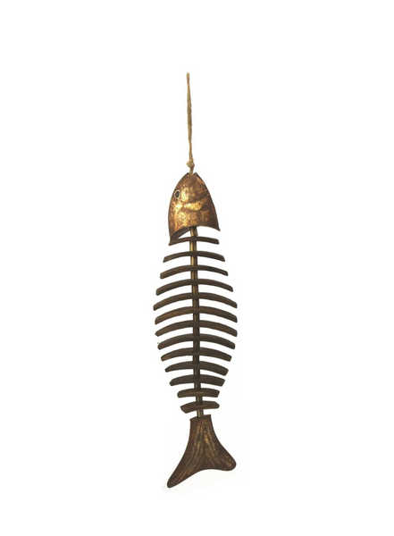 Giant Hanging Fish- Antique Bronze