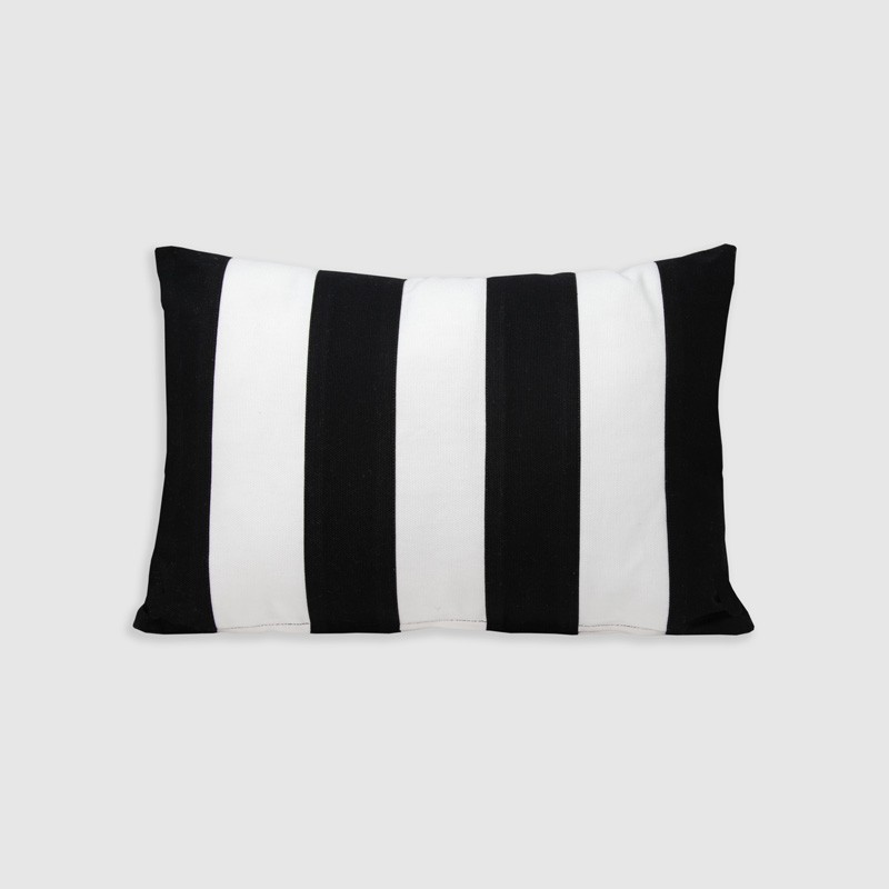 Marimekko cover cuscino fascia larga bianco nero 