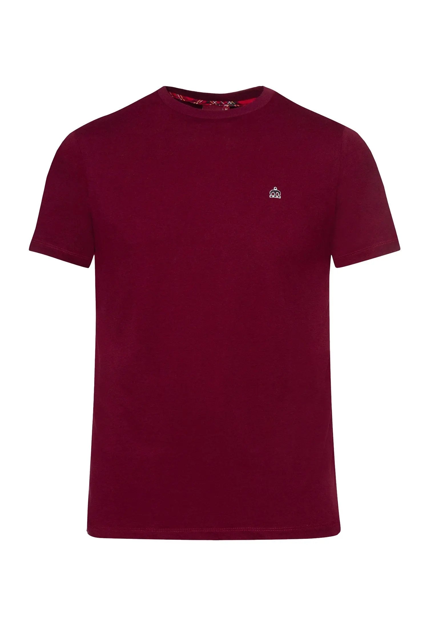 Merc London Keyport Wine Cotton T Shirt