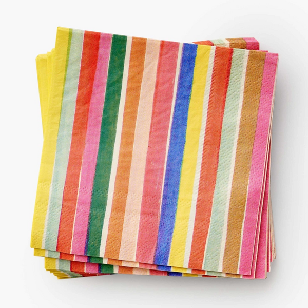 Rifle Paper Co. Striped Paper Cocktail Napkins