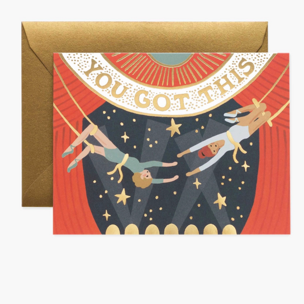 Rifle Paper Co. ‘you Got This’ Circus Performers Card
