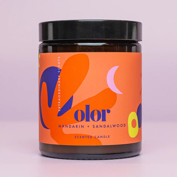 Olor : Mandarin + Sandalwood Jar Candle