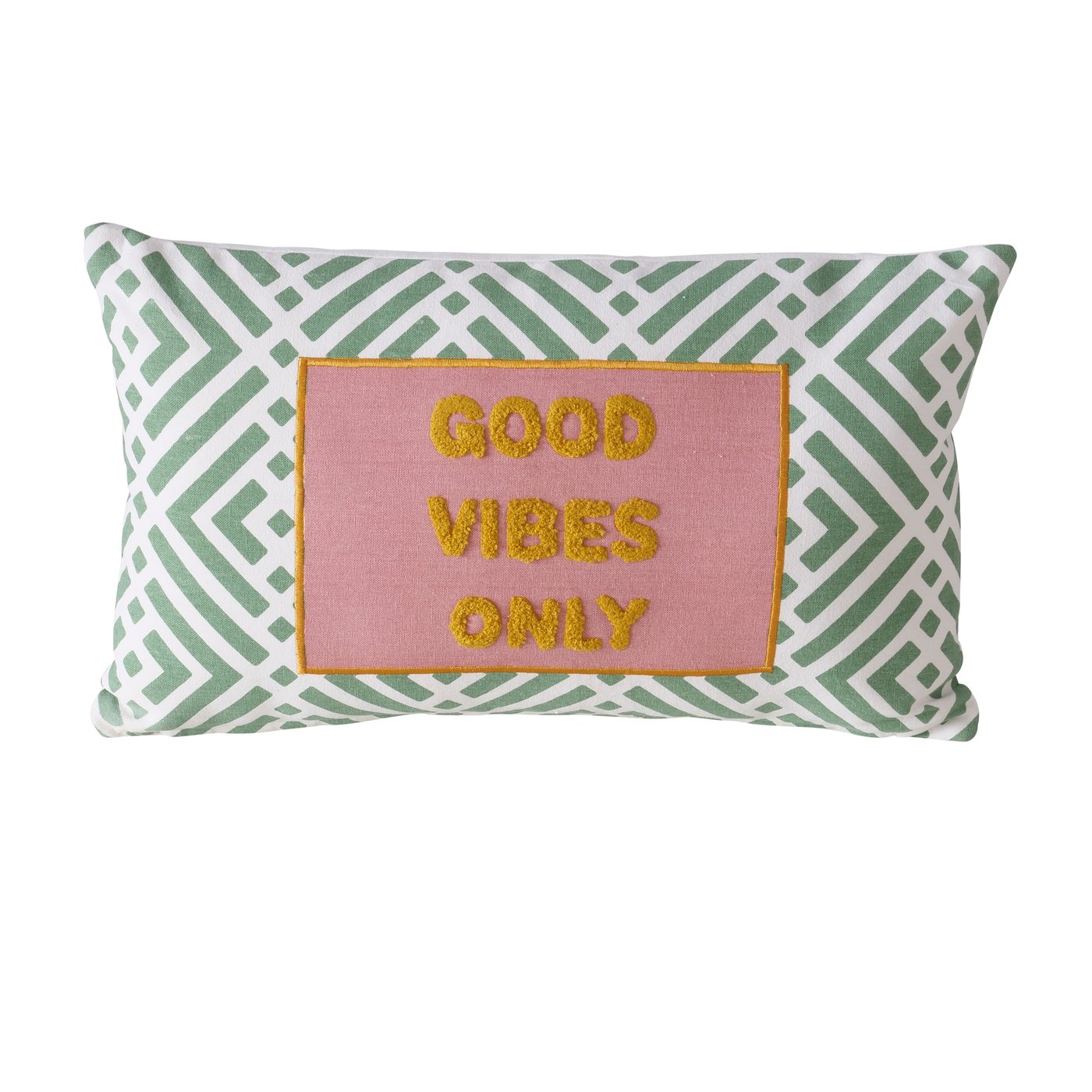 &Quirky Colour Pop Cushion : Good Vibes Only
