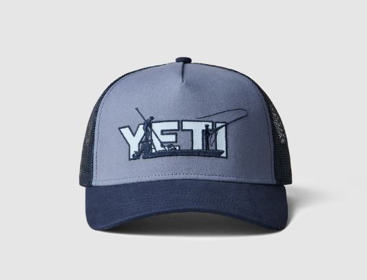 Skiff Trucker Cap YETI Skiff Trucker Cap Dark Blue