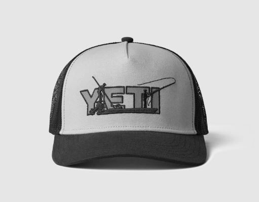 Skiff Trucker Cap Grey Black