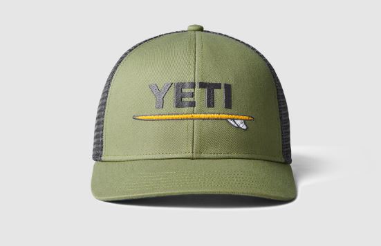 Surf Trip Trucker Hat Light Olive