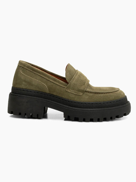 Iona Saddle Loafer - Algae