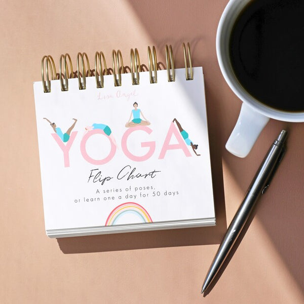 Lisa Angel Daily Yoga Poses Desktop Flip Chart