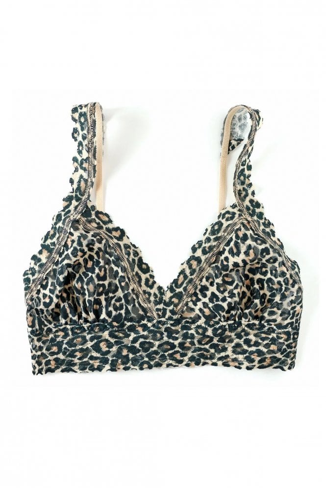 Crossover Bralette In Classic Leopard