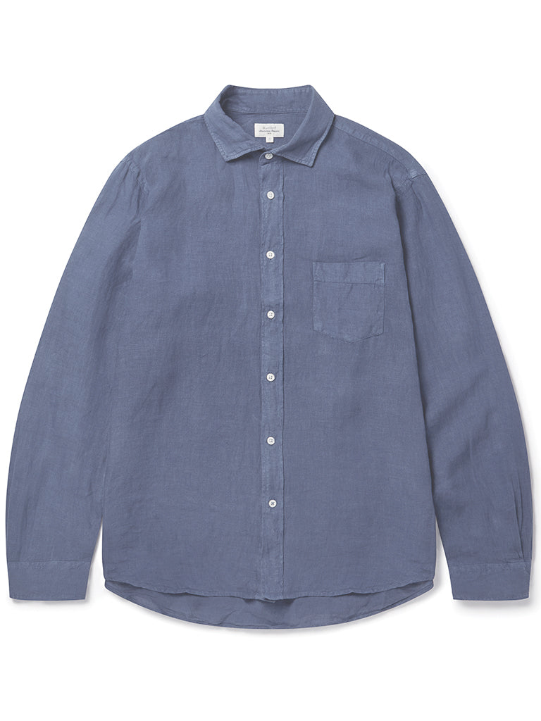 Paul Linen Shirt In Raf