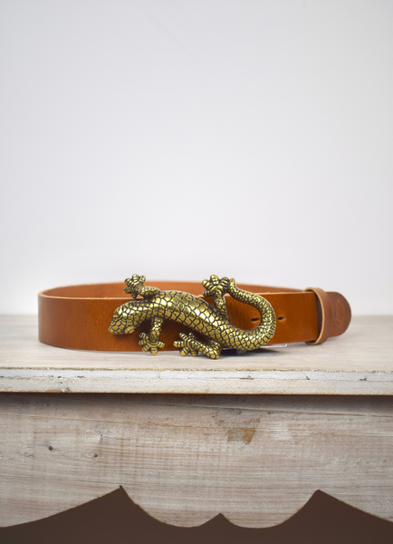 Camel Belt Bronze Salamander