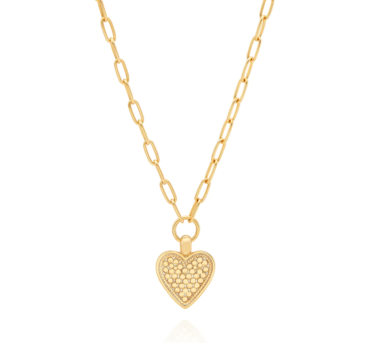 Anna Beck Medium Heart Gold Necklace
