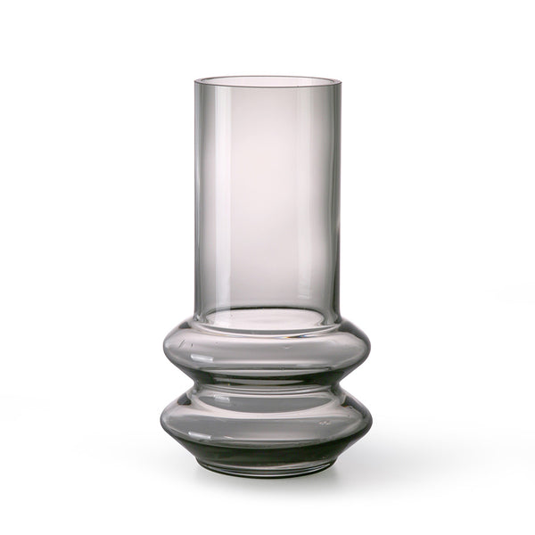 HK Living Smoked Grey Glass Vase M