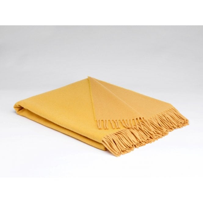 Golden Sun Reversible Merino Lambswool Throw