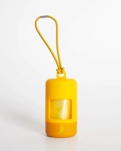 The Painter's Wife Yellow Poop Bag Holder