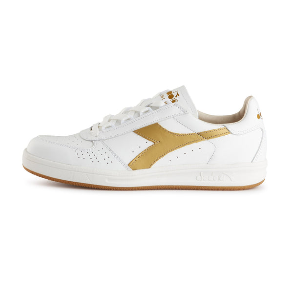 Borg Elite Italia Heritage Sneaker (white/gold)