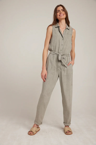 Mckenzie Sleeveless Jumpsuit Soft Army