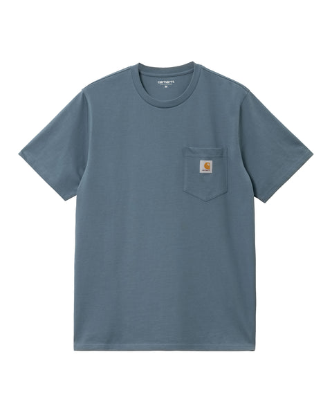 Carhartt Camiseta Ss Pocket - Storm Blue
