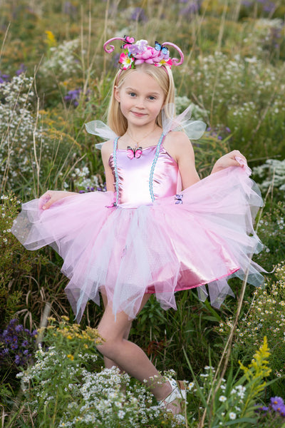 Woodland Butterfly Dress and Headband 5 - 6 Years