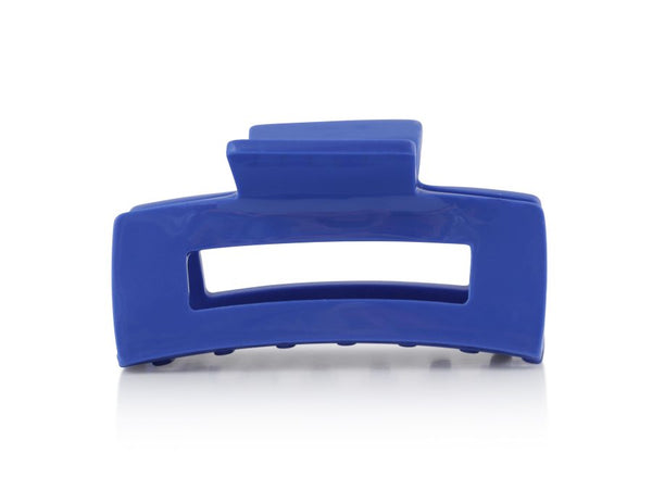 Melia Resin Bulldog Hair Clip - Blue