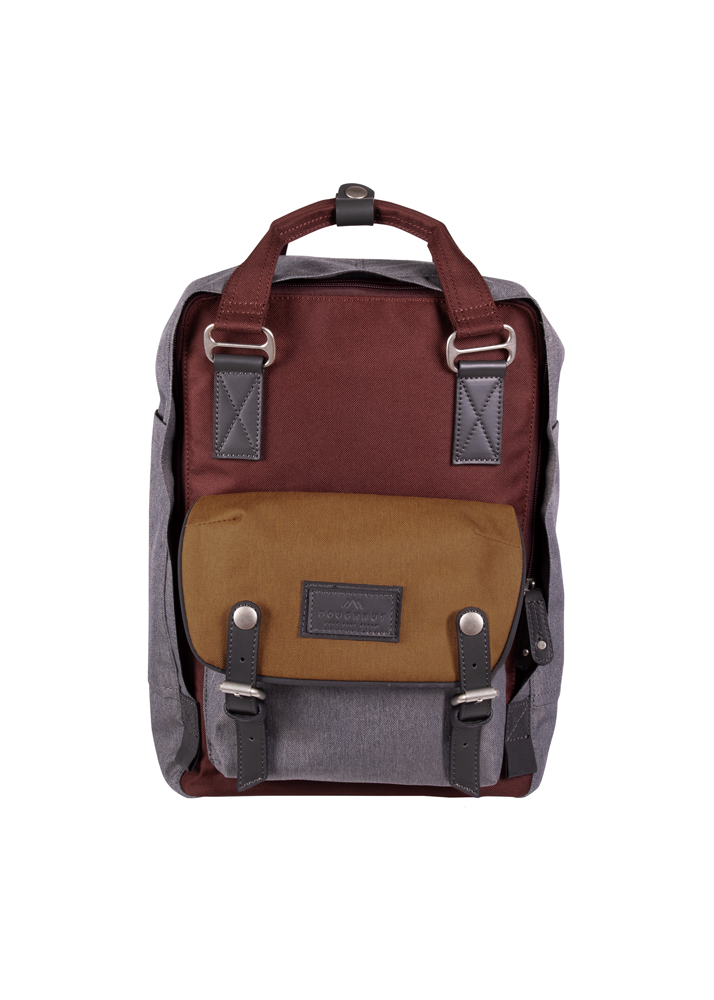 Mochila Doughnut macaroon space brown charcoal