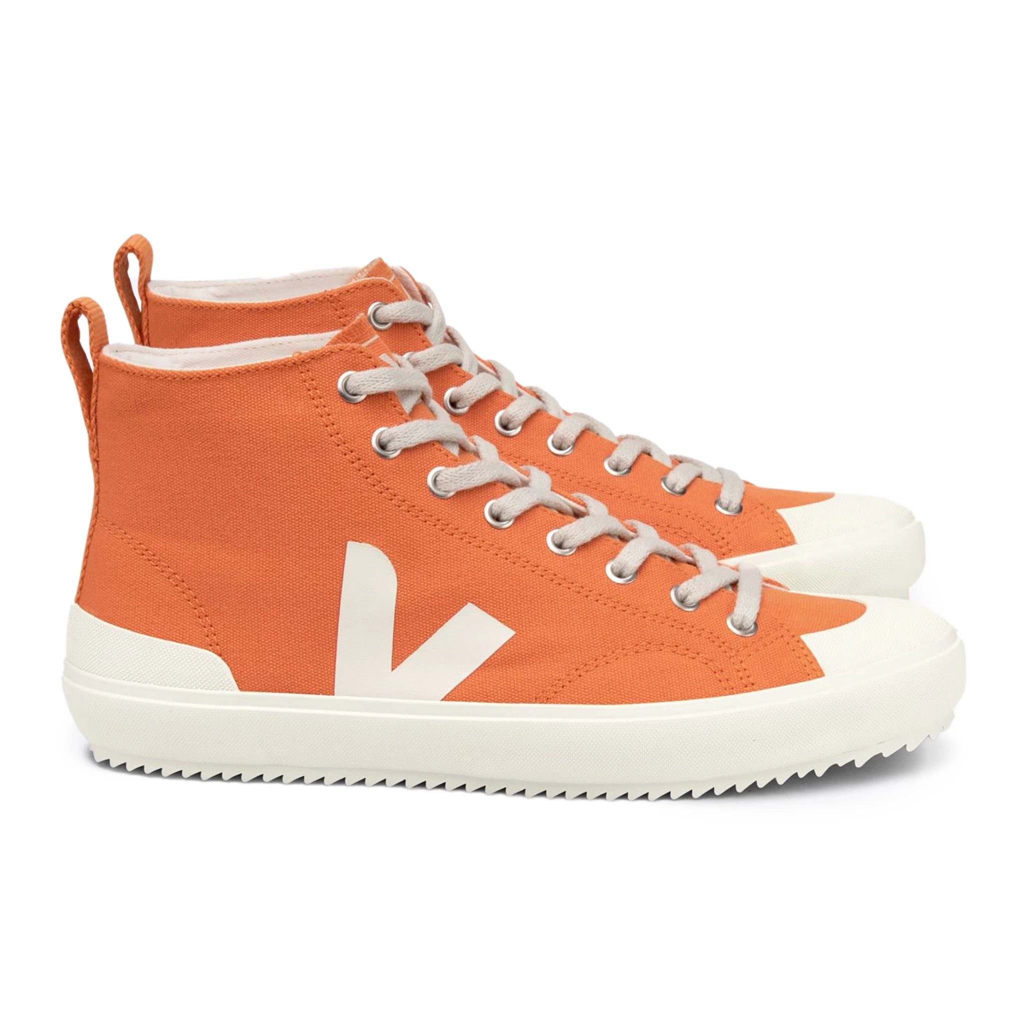 Nova Canvas High Top Trainer Pumpkin Pierre