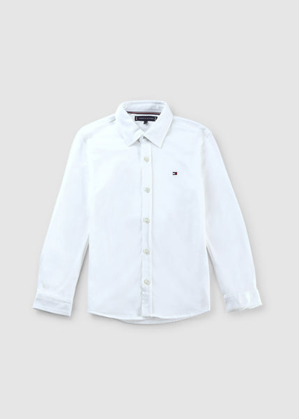 Tommy Hilfiger Kids White Jersey Shirt In White