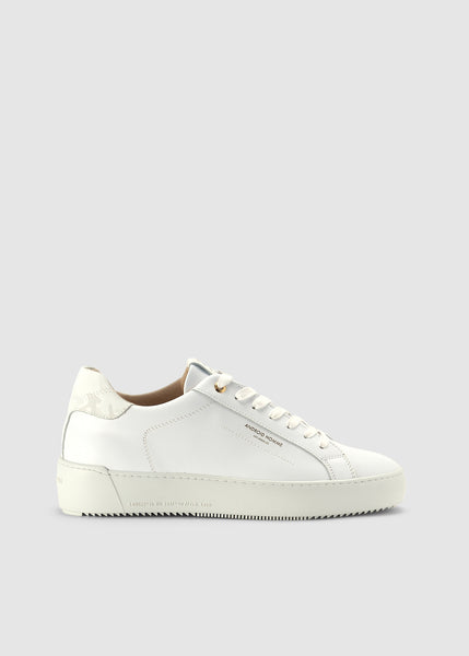 Android Homme Men's Zuma Leather Trainers In White Camo