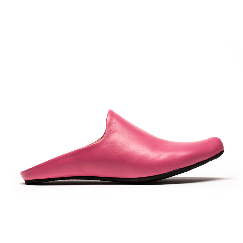 Tracey Neuls MULE Peony | Power Pink Leather Mules