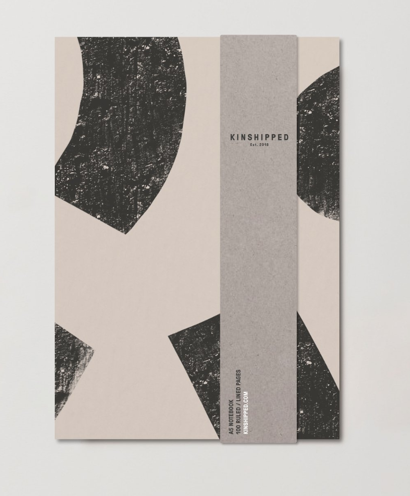 Kinshipped A5 Abstract Shapes Notebook