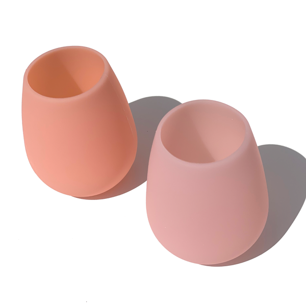 - Fegg | Unbreakable Silicone Tumblers | Peach + Petal