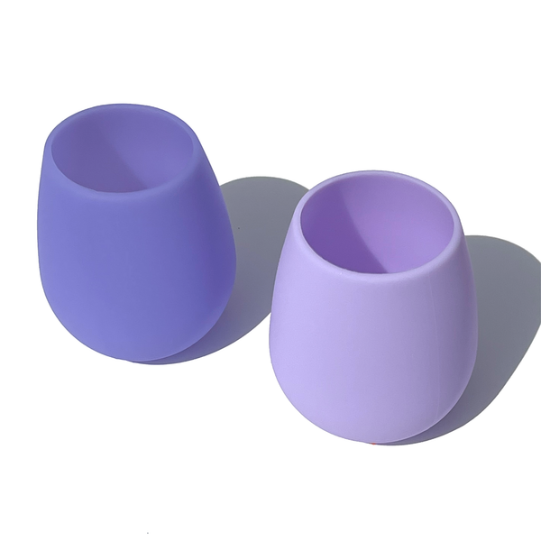 - Fegg | Unbreakable Silicone Tumblers | Tanzanite + Amethyst