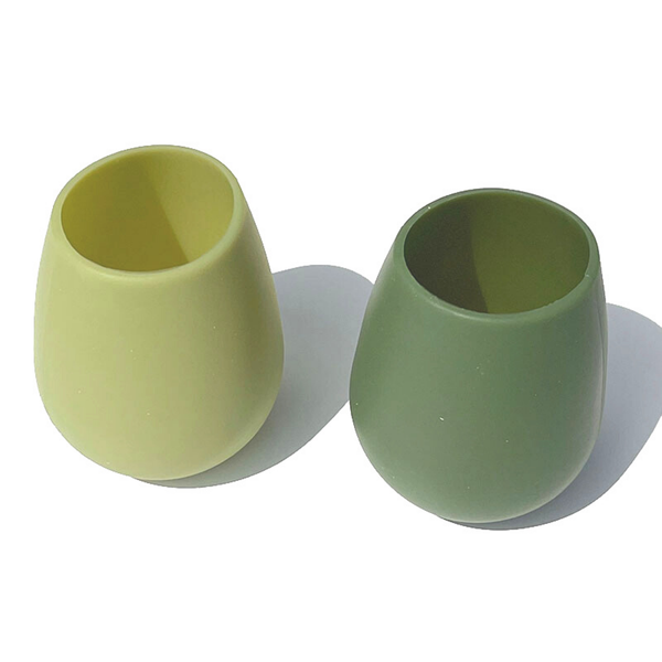 - Fegg | Unbreakable Silicone Tumblers | Sage + Olive